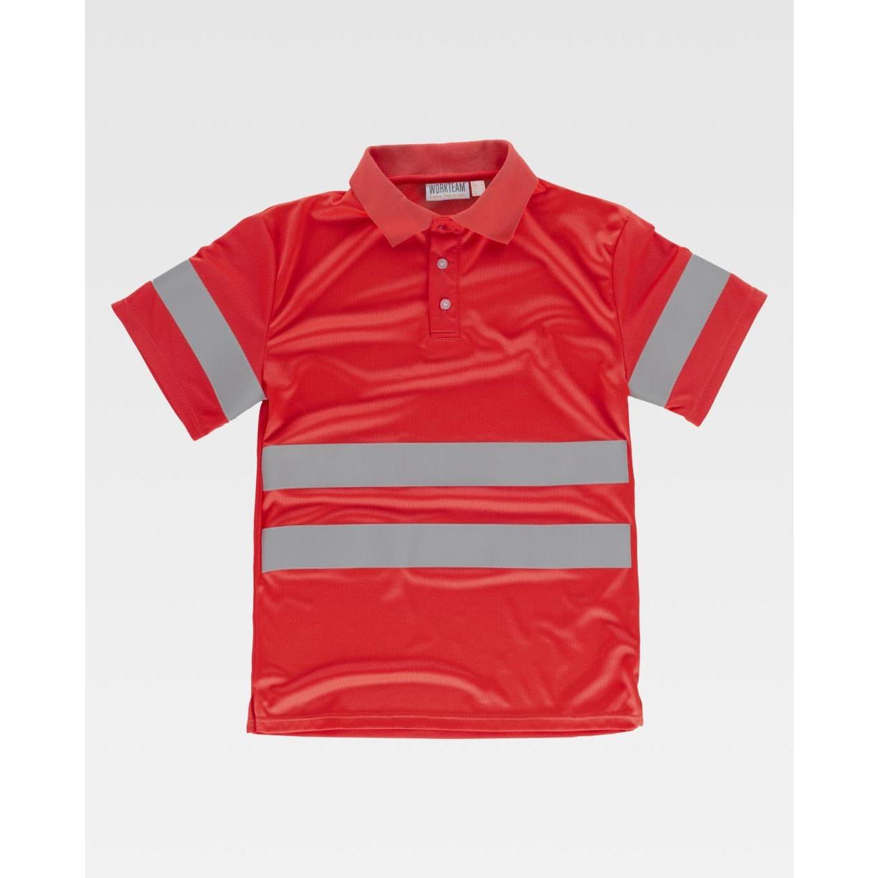 Polo da Lavoro Workteam Manica Corta Alta Visibilit� C3887