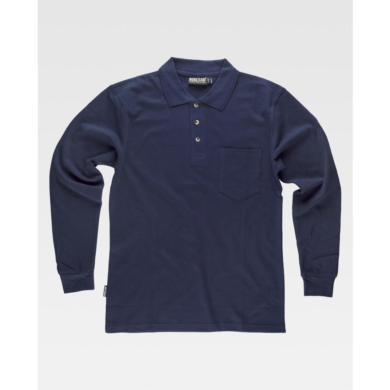 Polo da Lavoro Workteam Manica Lunga S6508