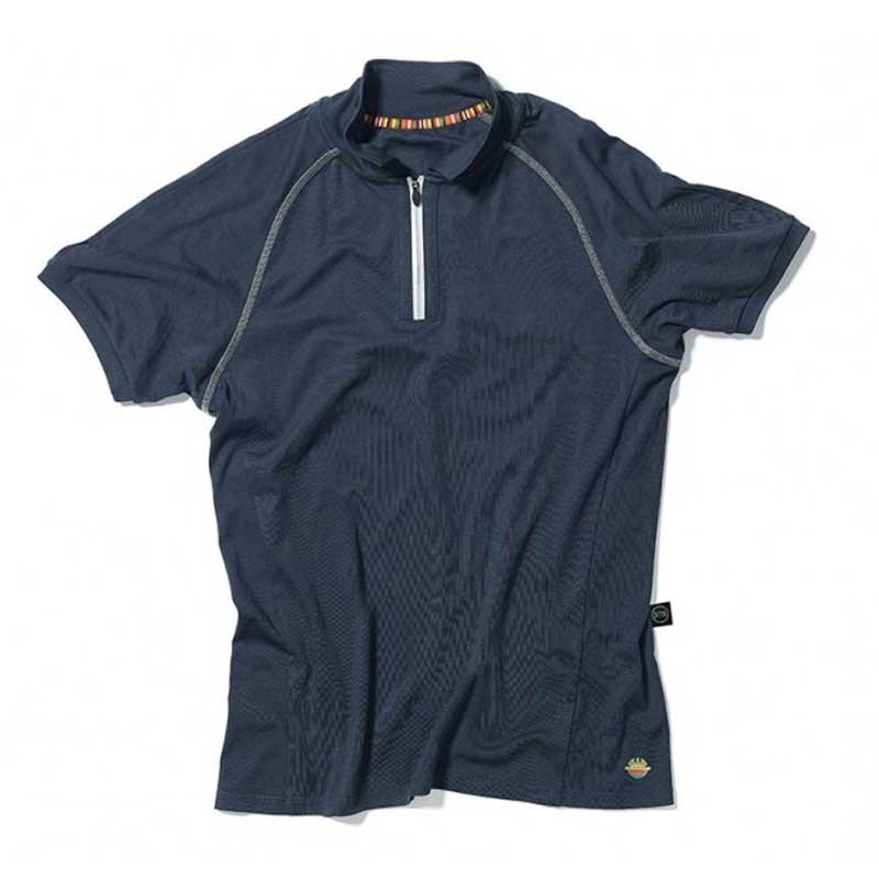 Polo Dike in cotone con Zip 92123