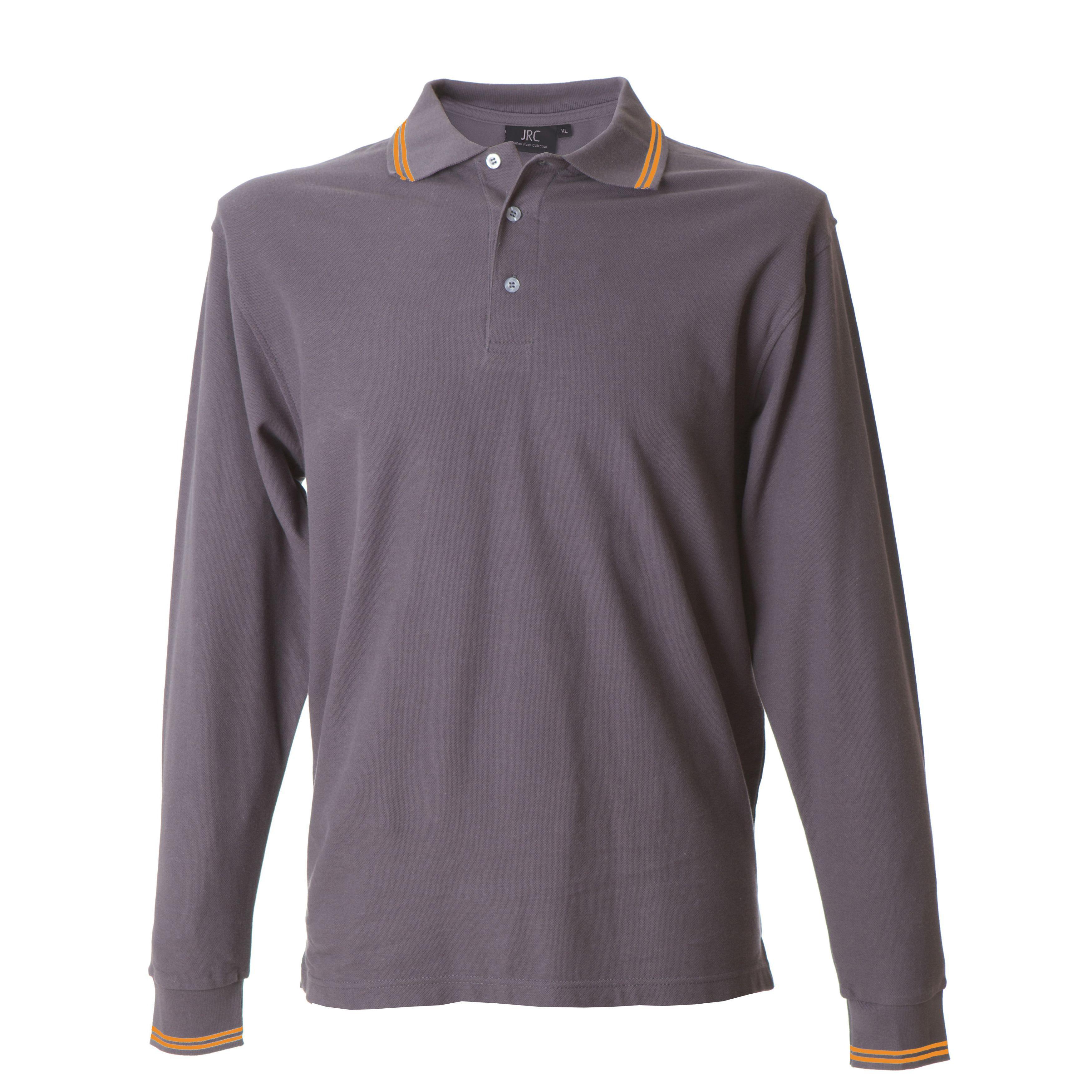 Polo manica lunga da Lavoro 100% Cotone JRC New Marsiglia 990053