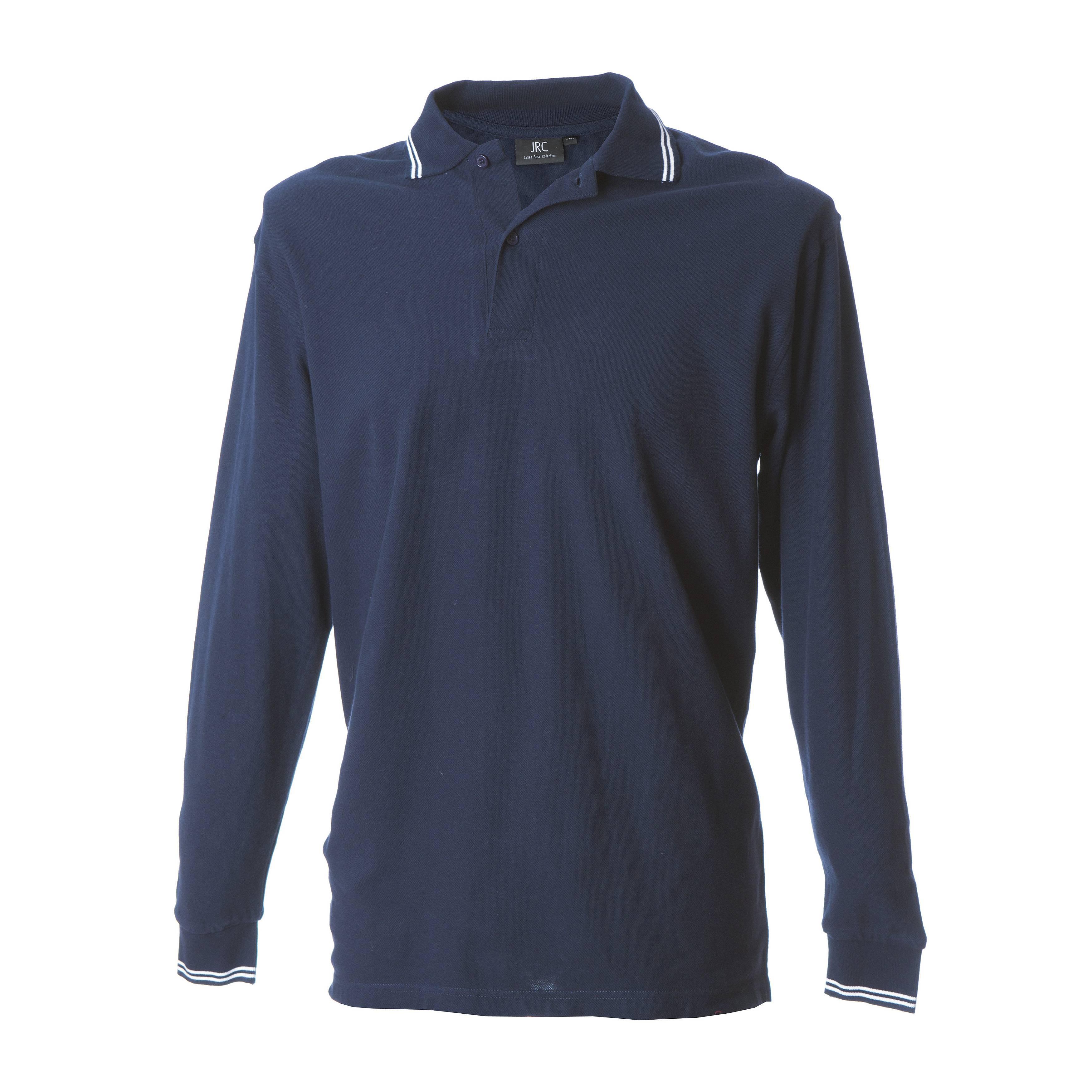 Polo manica lunga da Lavoro 100% Cotone JRC New Marsiglia 990053