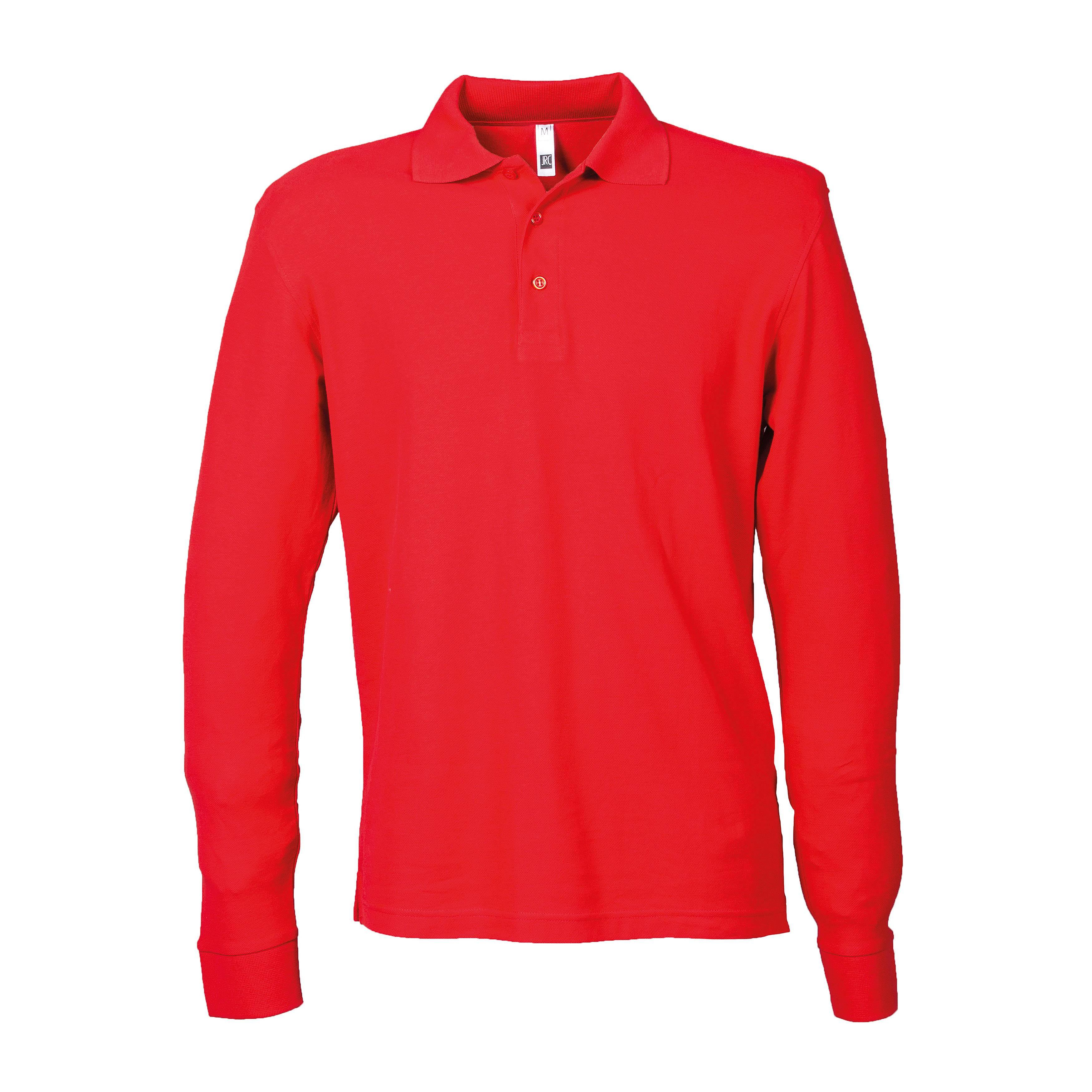 Polo manica lunga da Lavoro 100% Cotone JRC Tunisi 992542