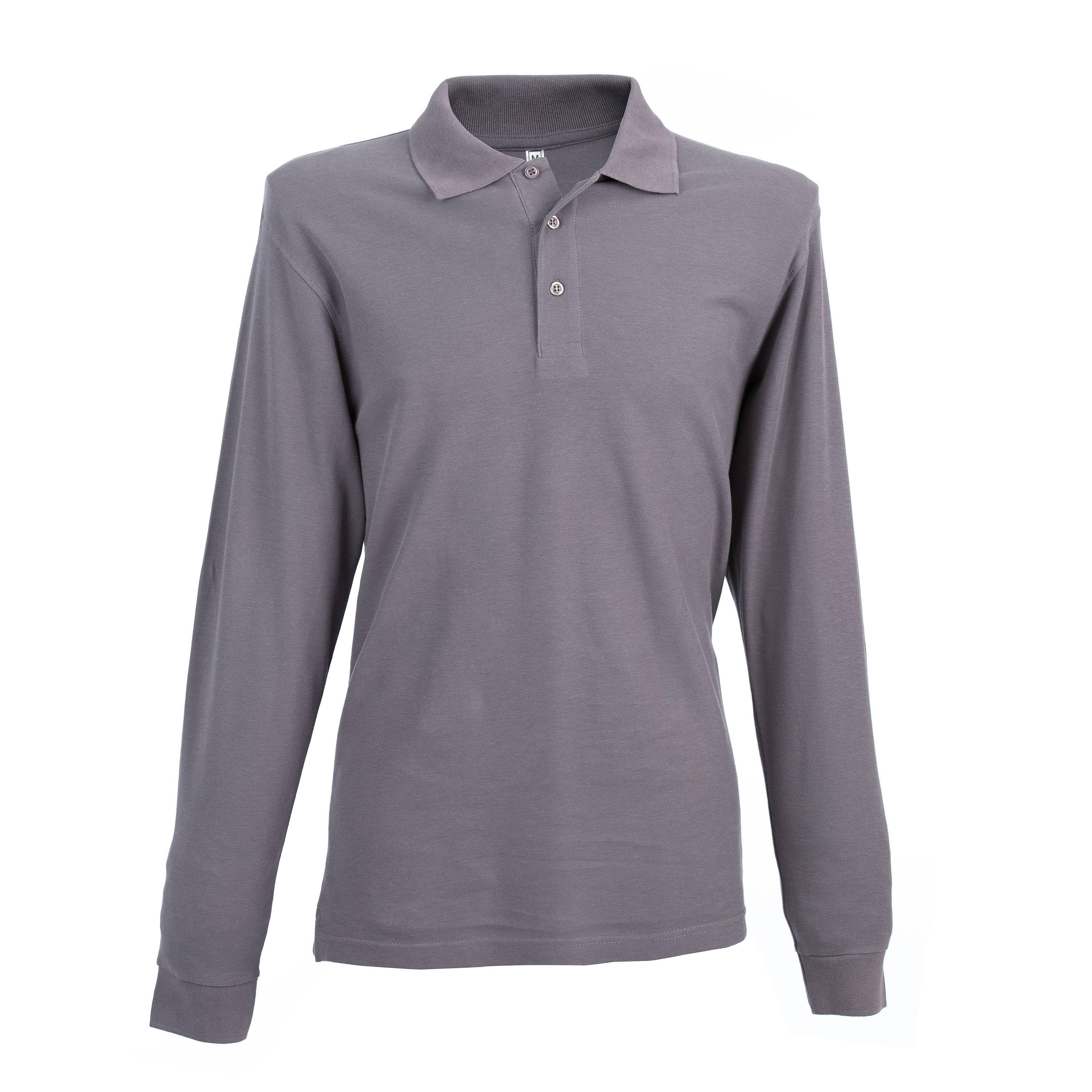 Polo manica lunga da Lavoro 100% Cotone JRC Tunisi 992542