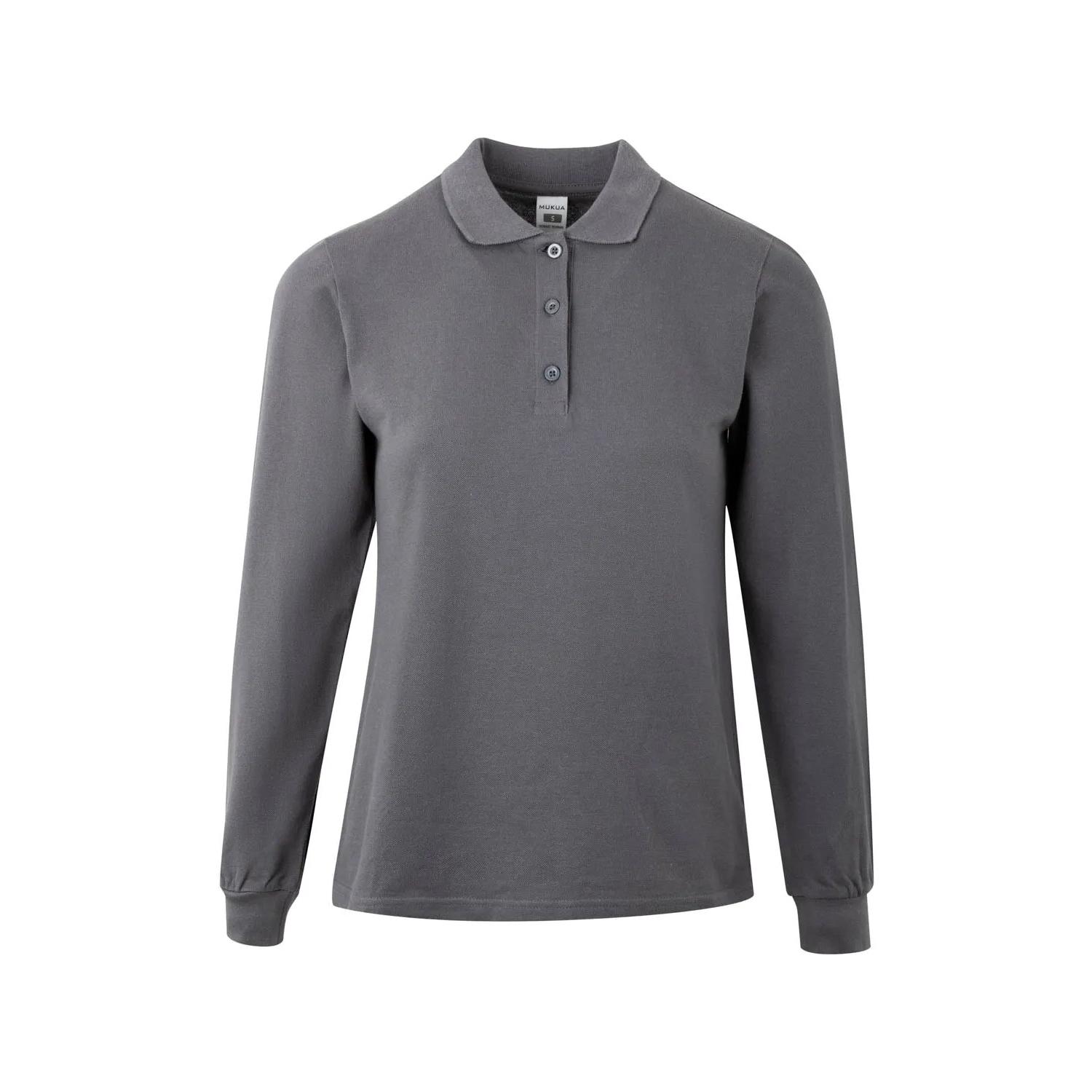 Polo maniche lunghe da Lavoro 100% Cotone Velilla Hobart Lady PL200WC