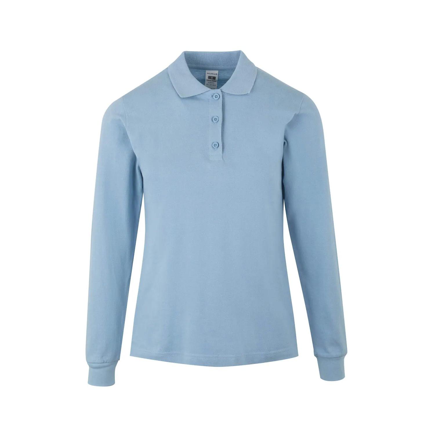 Polo maniche lunghe da Lavoro 100% Cotone Velilla Hobart Lady PL200WC