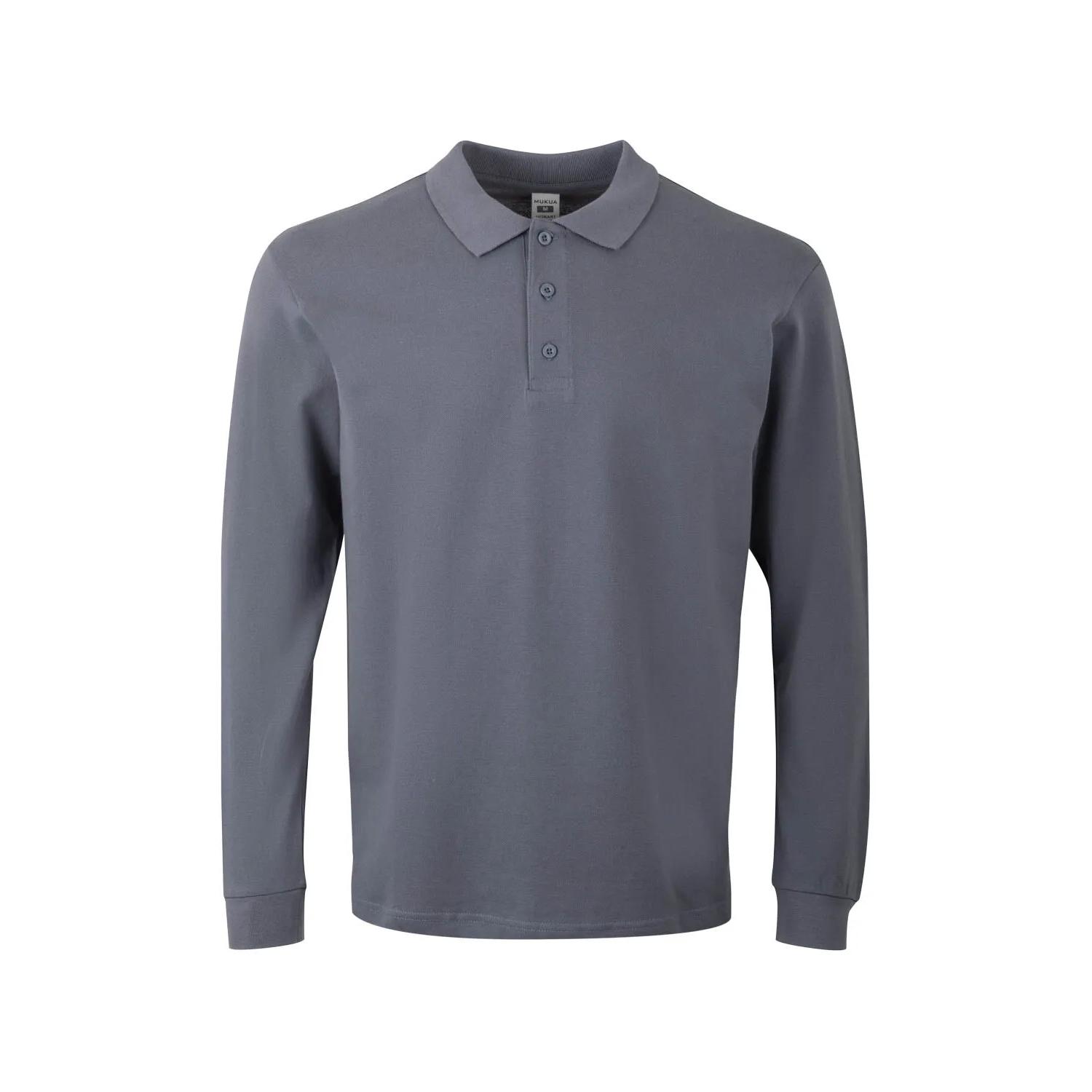 Polo maniche lunghe Unisex da Lavoro 100% Cotone Velilla Hobart PL200UC
