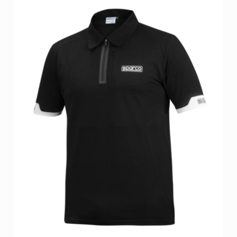 Polo Zip Manica Corta Sparco TeamWork