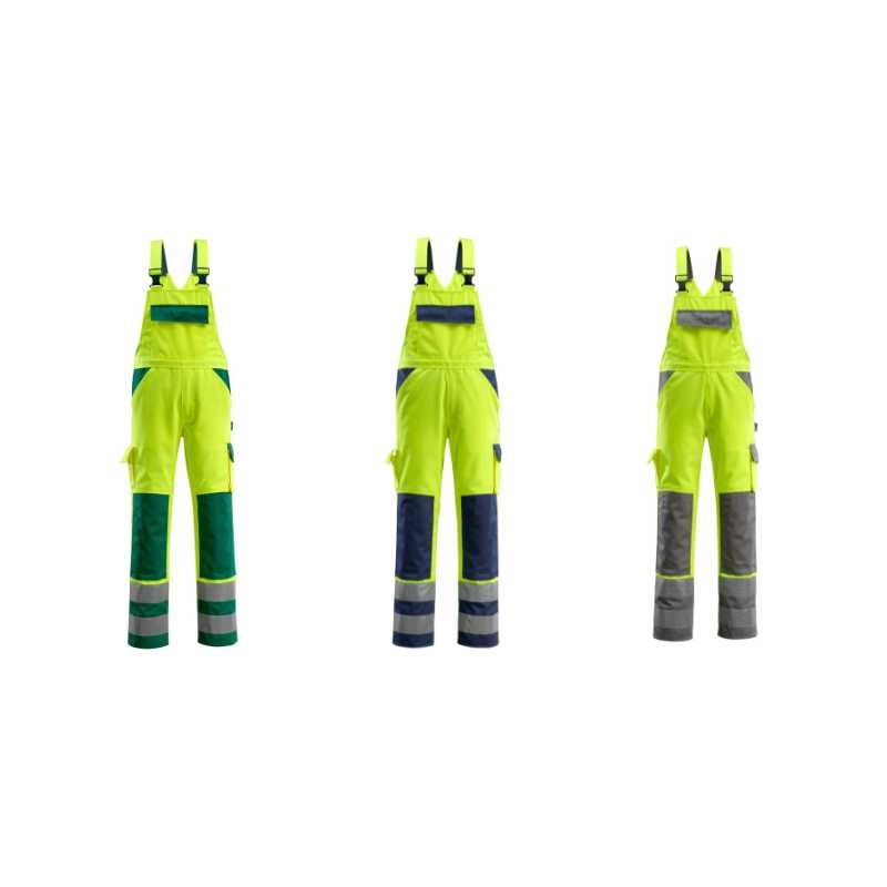 Salopette da Lavoro Alta Visibilit� Multitasche Barras Mascot 07169-470