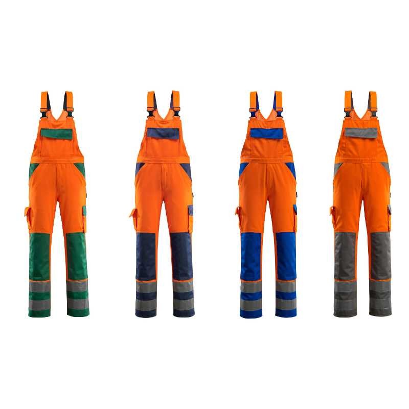 Salopette da Lavoro Alta Visibilit� Multitasche Barras Mascot 07169-860