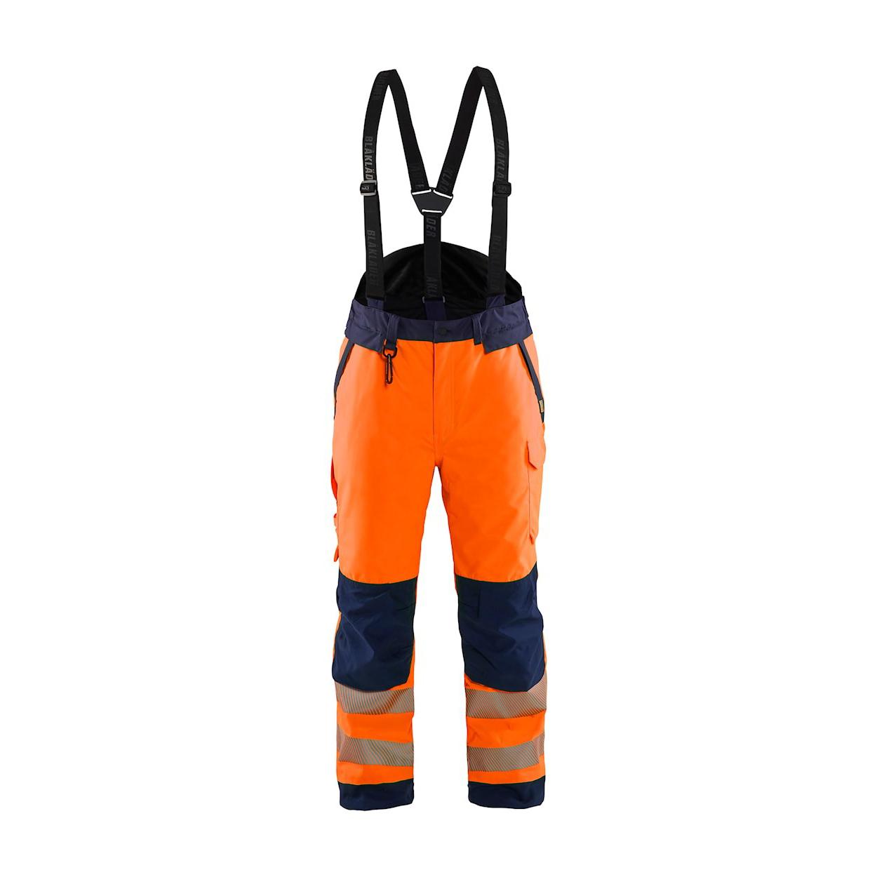 Salopette Pantaloni da lavoro alta visibilit� multitasche blaklader high vis impermeabili invernali 187519773389M