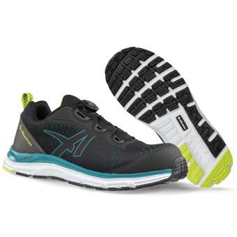 Scarpe antinfortunistiche Albatros AER55 Impulse Black Blue QL Low Boa S1P ESD HRO SRA 647502