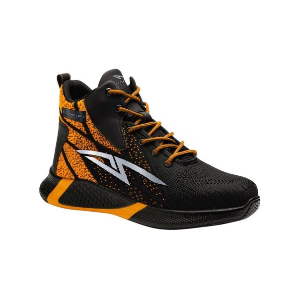 Scarpe Antinfortunistiche Alte Metalfree Technosafe Neon Safety High S3 SR ESD