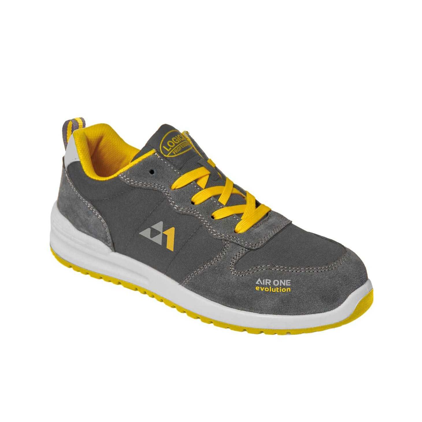 Scarpe Antinfortunistiche Basse Scamosciate Logica S1PL FO SR AIR ONE/2 Metalfree Comode