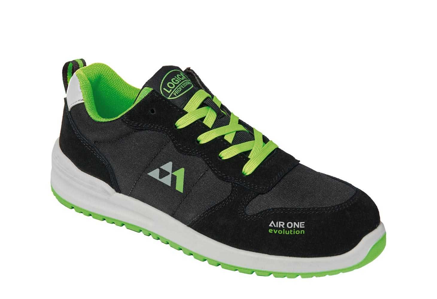 Scarpe Antinfortunistiche Basse Scamosciate Logica S1PL FO SR AIR ONE/3 Metalfree Comode