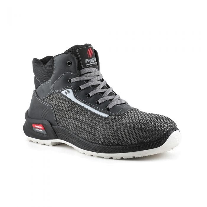 Scarpe antinfortunistiche Delfin leggere alte antiscivolo e sportive Fighter S3 SRC impermeabili EV0598