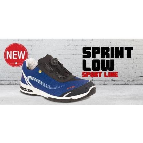 Scarpe antinfortunistiche FTG Sprint Low S3 SRC ESD Leggere Sportive Antiscivolo con chiusura BOA