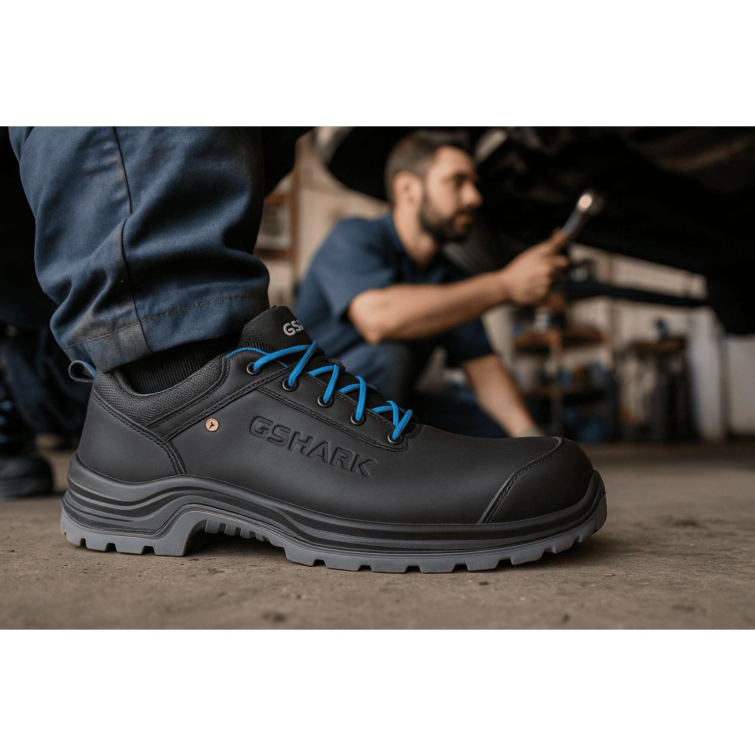 Scarpe Antinfortunistiche GShark Elton S3S FO SR ESD Antiscivolo Impermeabili Leggere Resistenti invernali