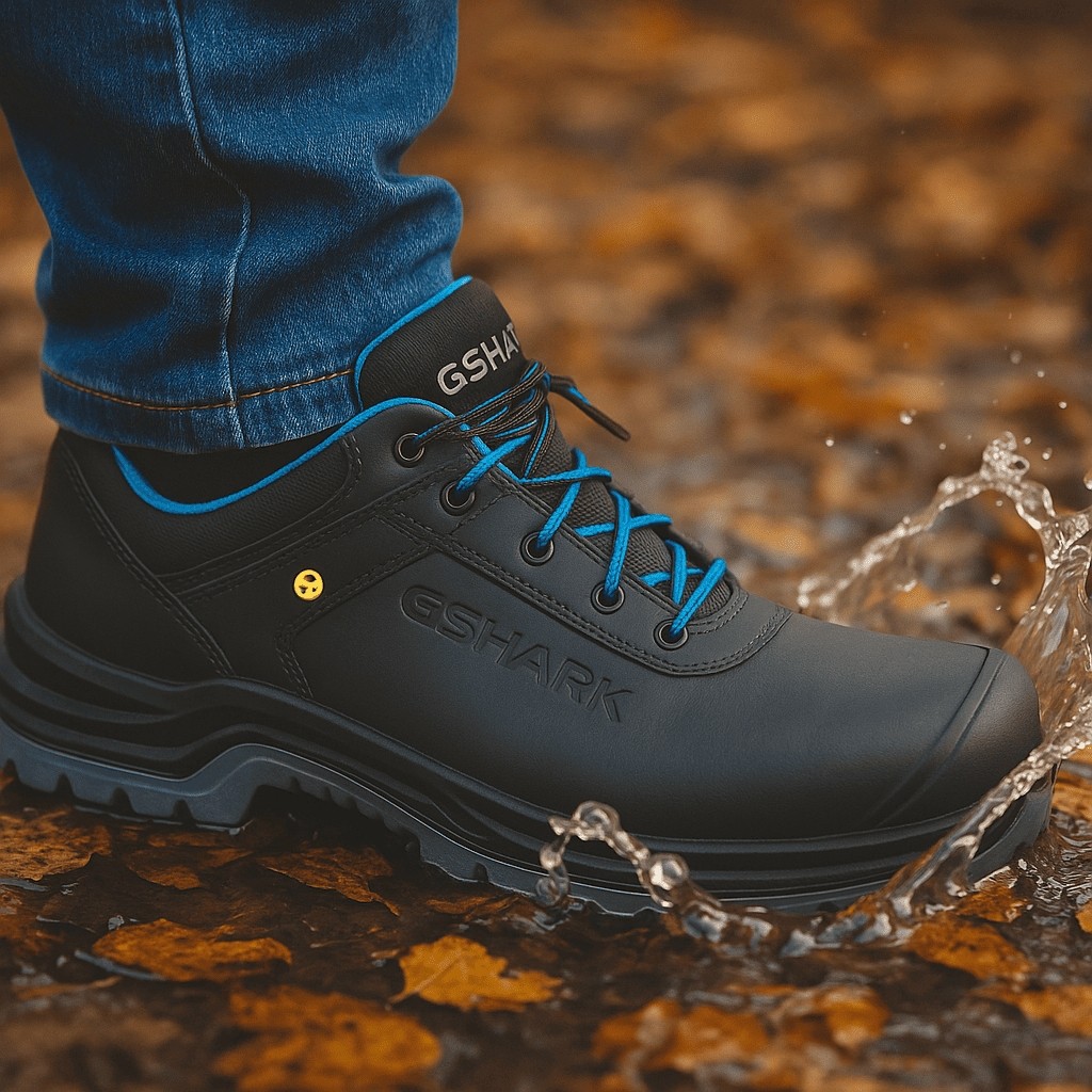 Scarpe Antinfortunistiche GShark Elton S3S FO SR ESD Antiscivolo Impermeabili Leggere Resistenti invernali