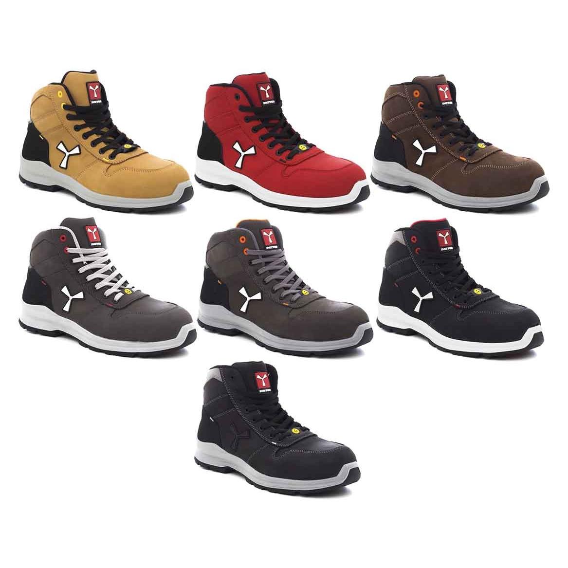 Scarpe antinfortunistiche Payper Get Force Mid Unisex S3 SRC ESD MID NABUK