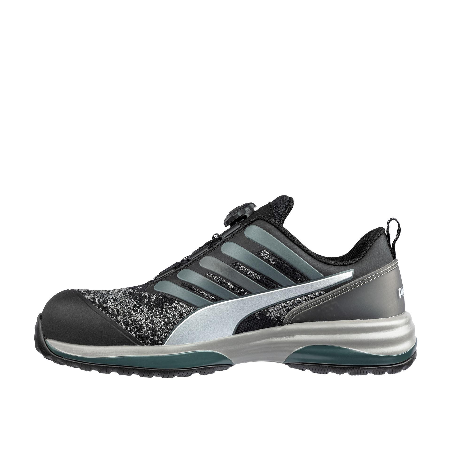 Scarpe antinfortunistiche Puma Charge Black Disc Low con chiusura BOA S1P HRO ESD SRC 644541