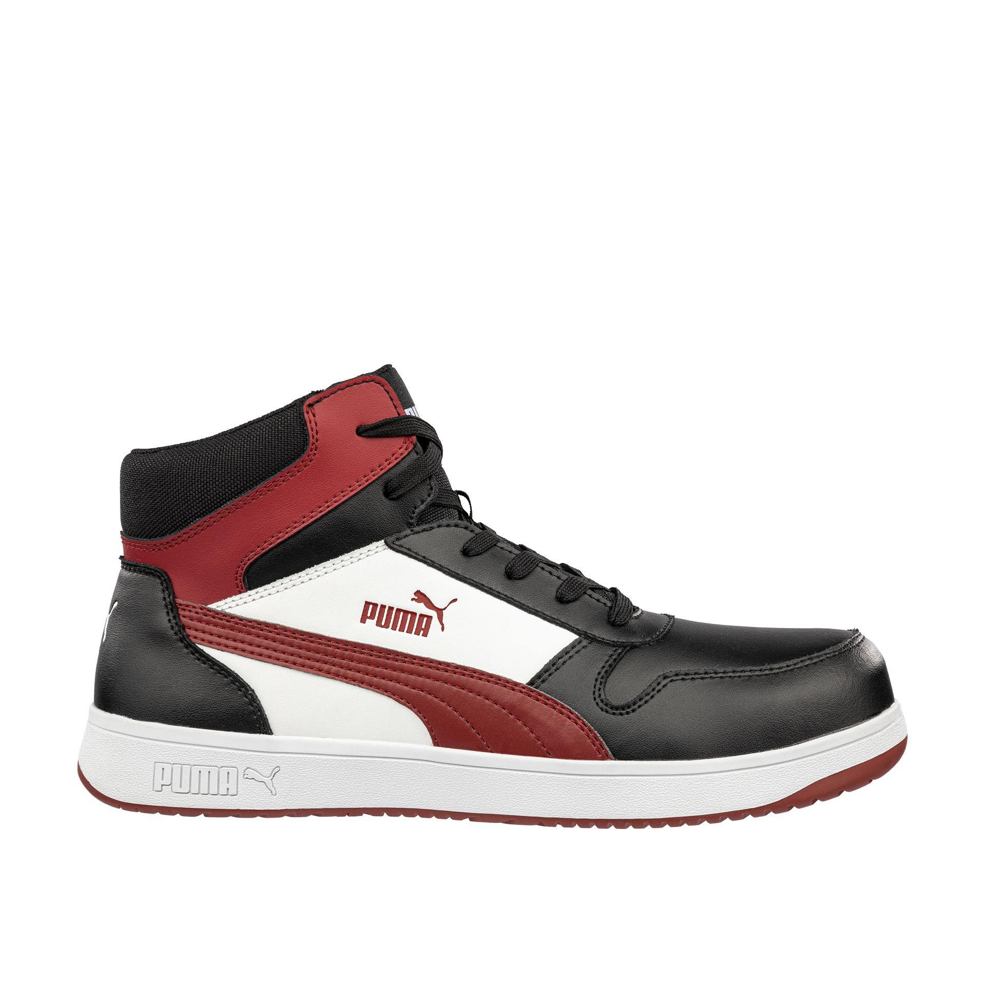 Scarpe antinfortunistiche Puma Frontcourt Black/White/Red Mid S3 FO HRO ESD SRC 630050