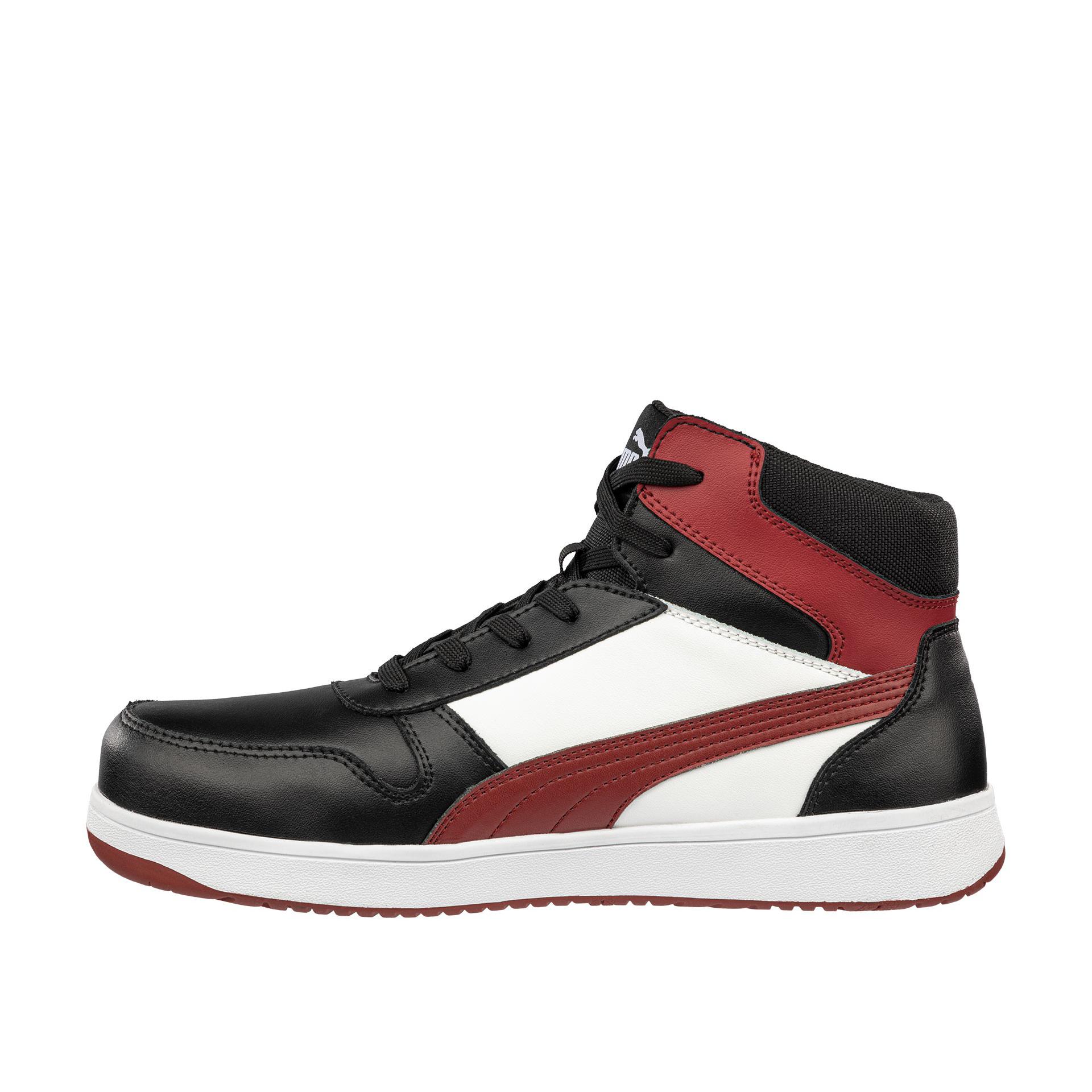 Scarpe antinfortunistiche Puma Frontcourt Black/White/Red Mid S3 FO HRO ESD SRC 630050
