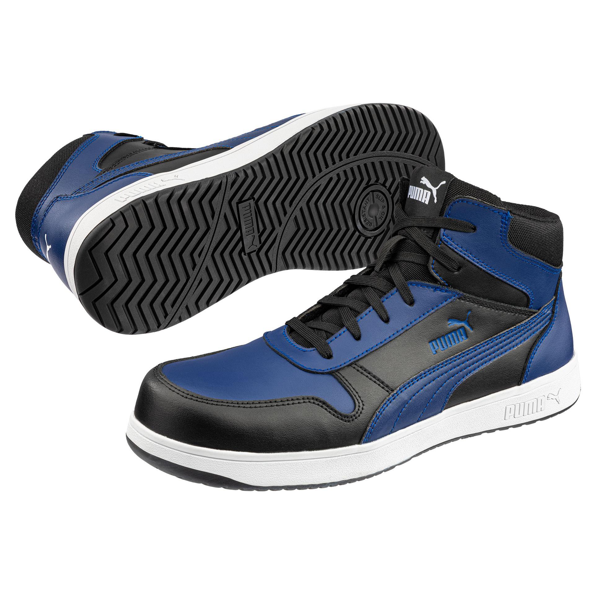 Scarpe antinfortunistiche Puma Frontcourt Blue/Black Mid S3 FO HRO ESD SRC 630070