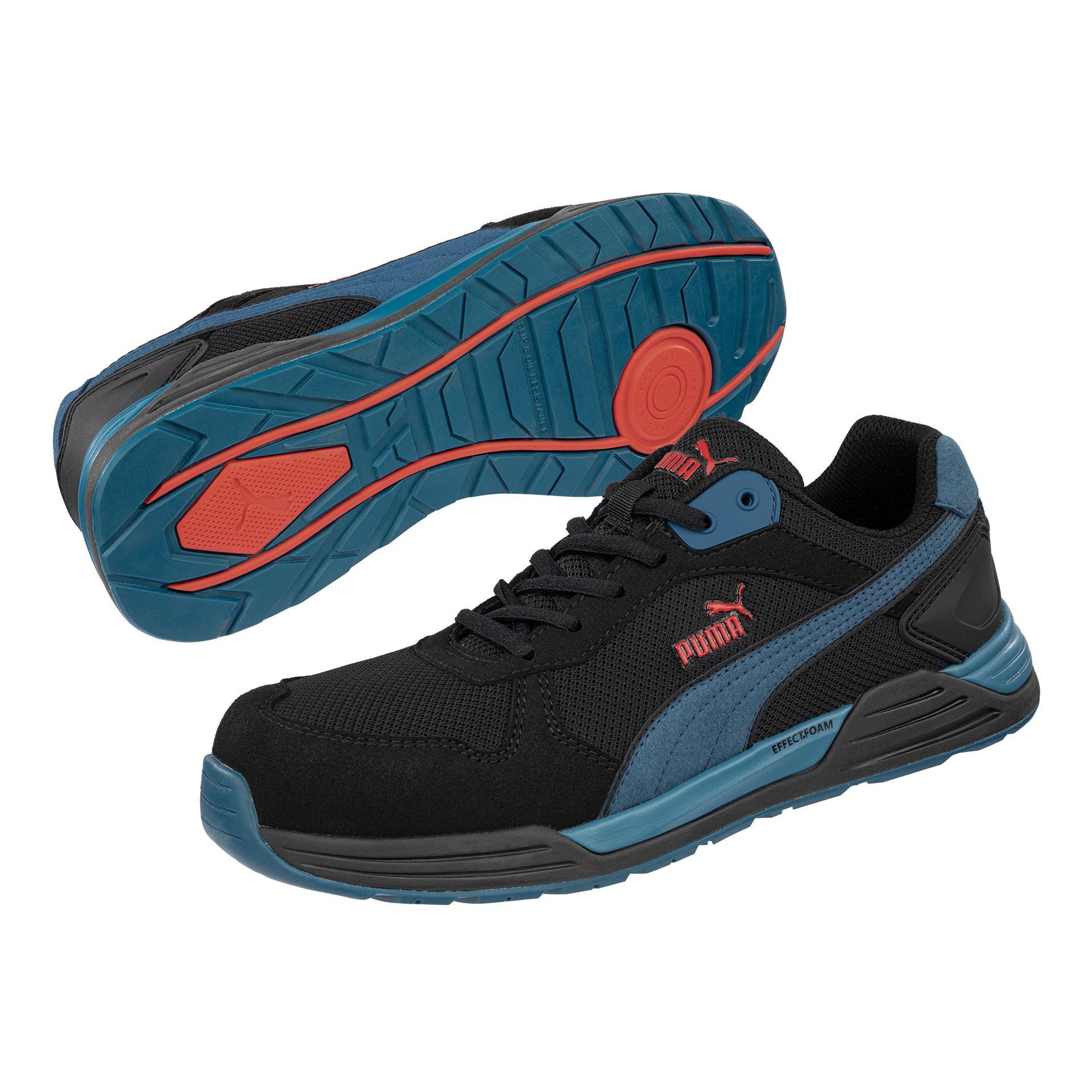 Scarpe antinfortunistiche Puma Frontside Black/Blue Low S1P HRO ESD SRC 644660