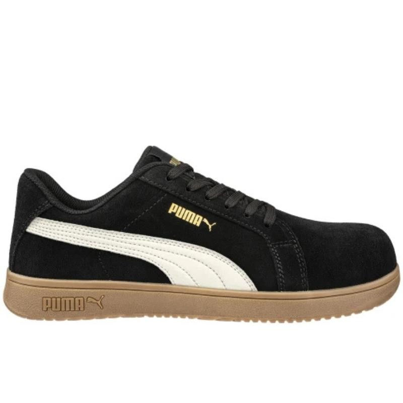 Scarpe Antinfortunistiche Puma Iconic Blk/Gum Low S1PS Basse Metalfree 644400