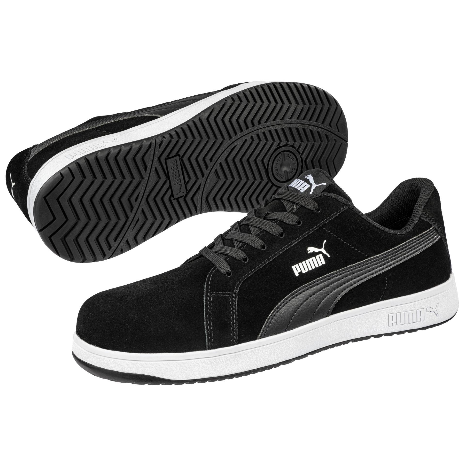 Scarpe antinfortunistiche Puma Iconic Suede Black Low S1P FO HRO ESD SRC 640010