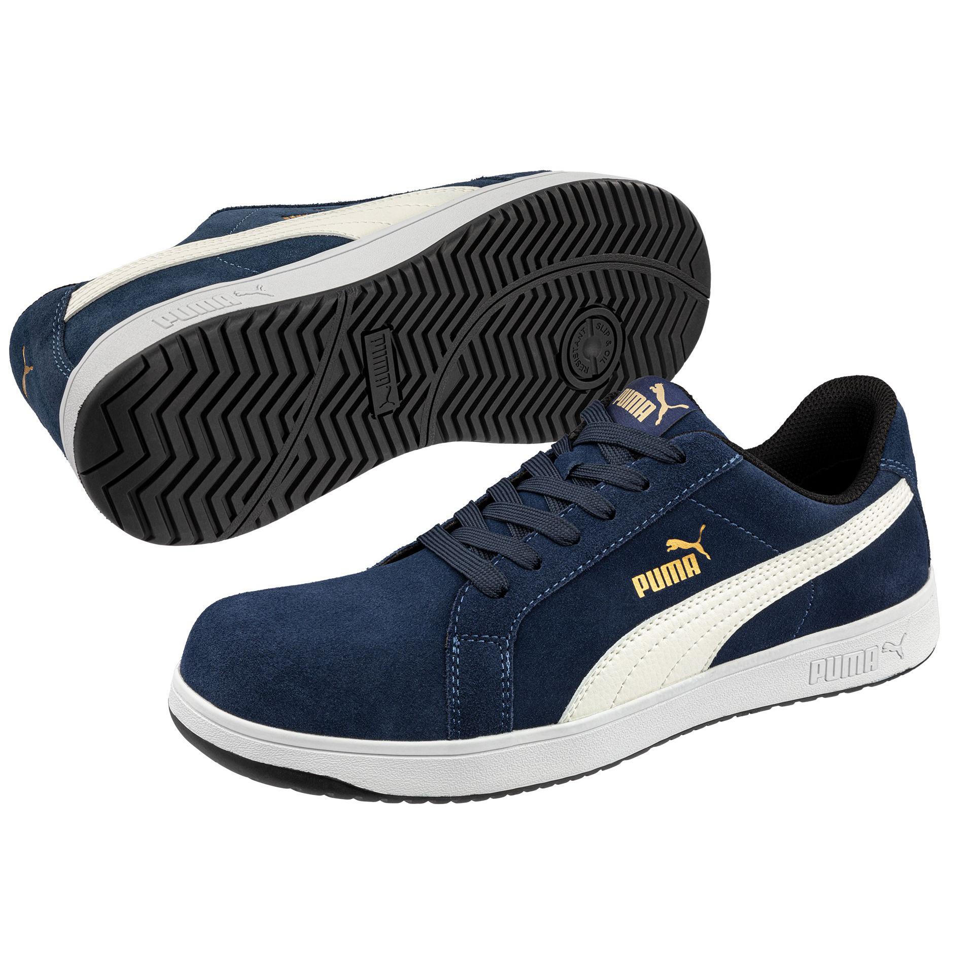 Scarpe antinfortunistiche Puma Iconic Suede Navy Low S1P FO HRO ESD SRC 640020