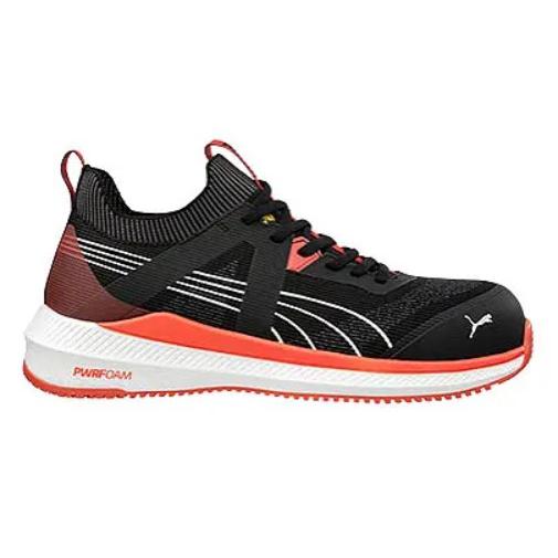 Scarpe antinfortunistiche Puma Turbo Black/Red Low S1PS ESD FO HRO SR 645020