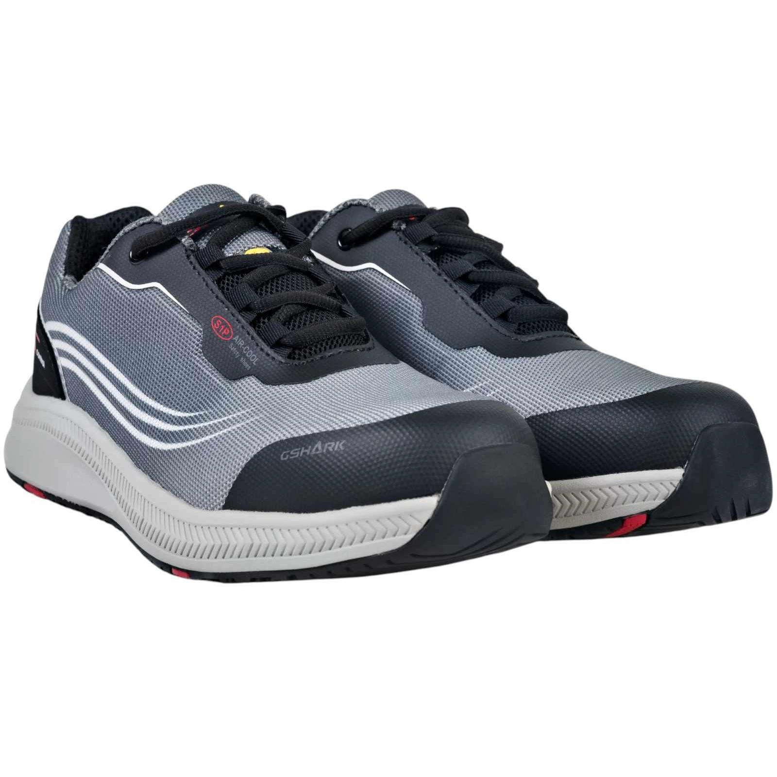 Scarpe Antinfortunistiche Ultraleggere GShark Squash 2.0 Grigio S3 SRC Estive Traspiranti Comode Antiscivolo