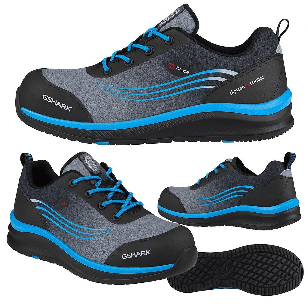 Scarpe Antinfortunistiche Ultraleggere GShark Squash 2.0 S3 SRC Estive Traspiranti Comode Antiscivolo
