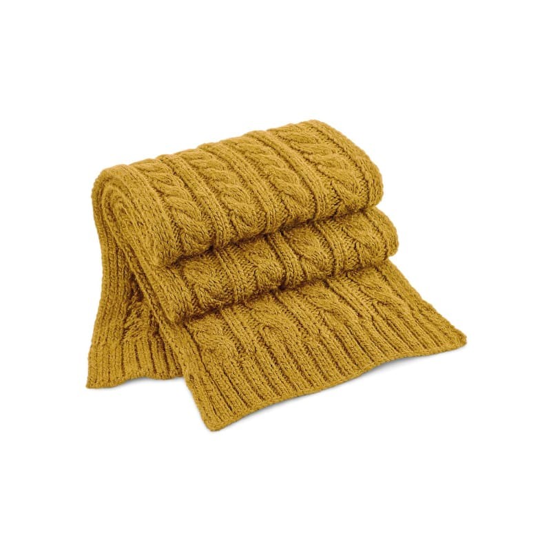 Sciarpa Cable Knit Melange Scarf Beechfield - B499