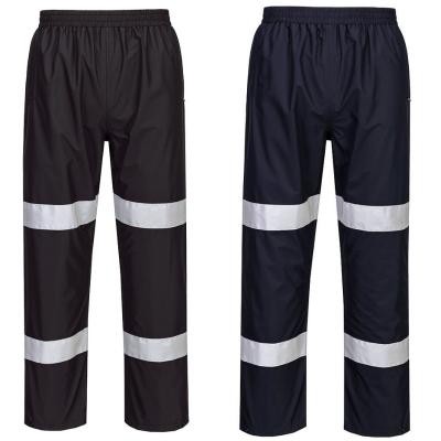 Sovra Pantaloni da Lavoro Portwest Alta Visibilit� Leggeri Ripiegabili Iona F443 Impermeabile