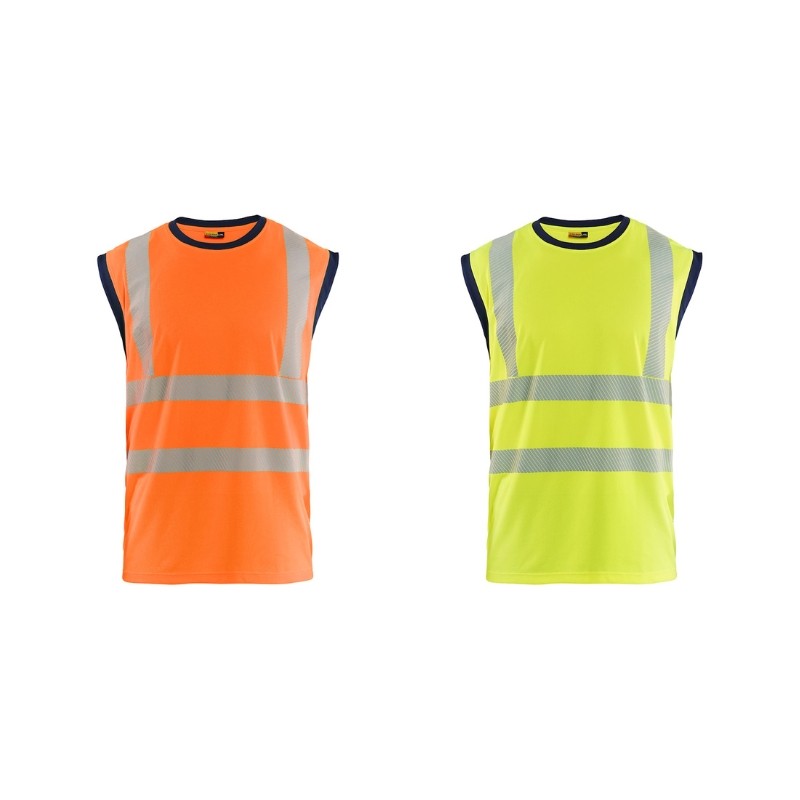 T-Shirt da Lavoro Alta Visibilit� Blaklader protezione raggi UV canotta 357510133389S/M