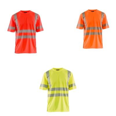 T-Shirt da Lavoro Alta Visibilit� Blaklader protezione raggi UV maniche corte 342010133300L
