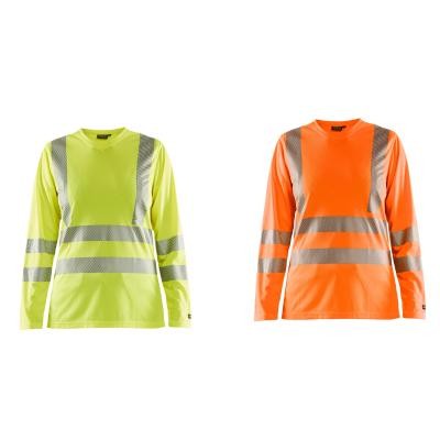 T-Shirt da Lavoro Alta Visibilit� Blaklader protezione raggi UV maniche lunghe Donna 348510133300M