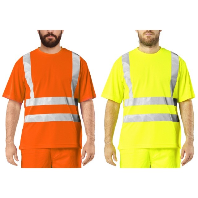 T-shirt Da Lavoro Alta Visibilit� Issa Line Basic Tee Hi Vi 08183NTS