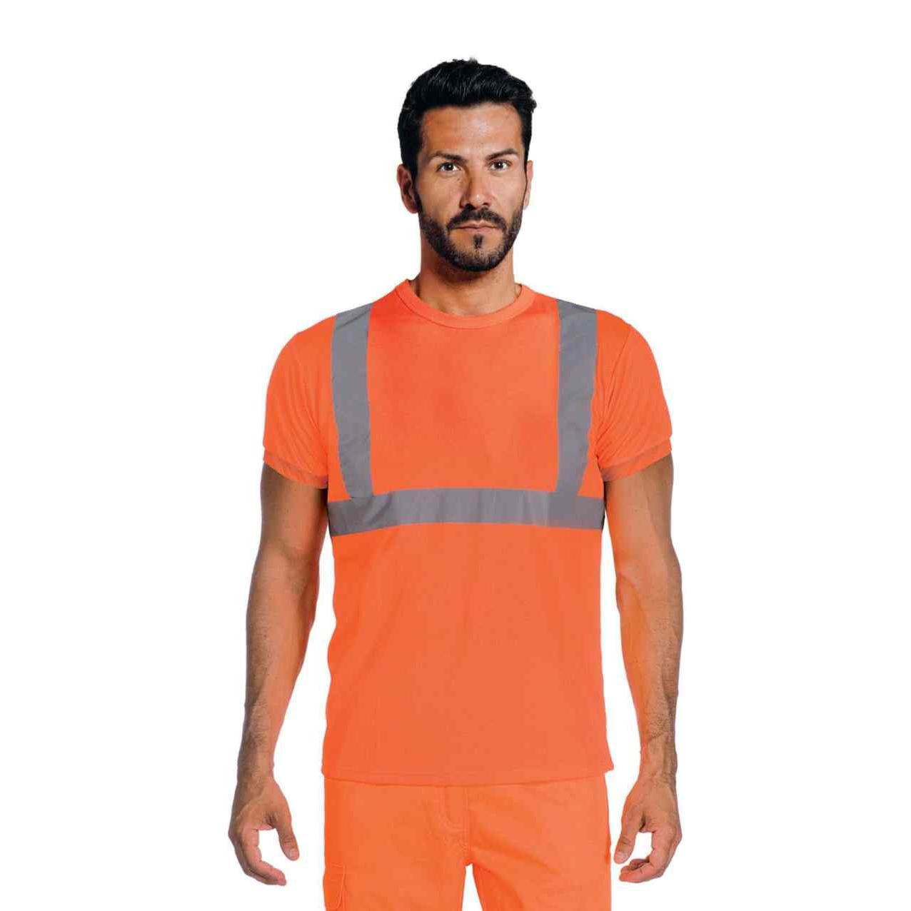 T-Shirt da lavoro Alta visibilit� Logica GIROHV-L