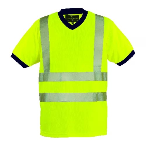 T-shirt Da Lavoro Coverguard A Maniche Corte Yard 7YAVO Alta Visibilit�
