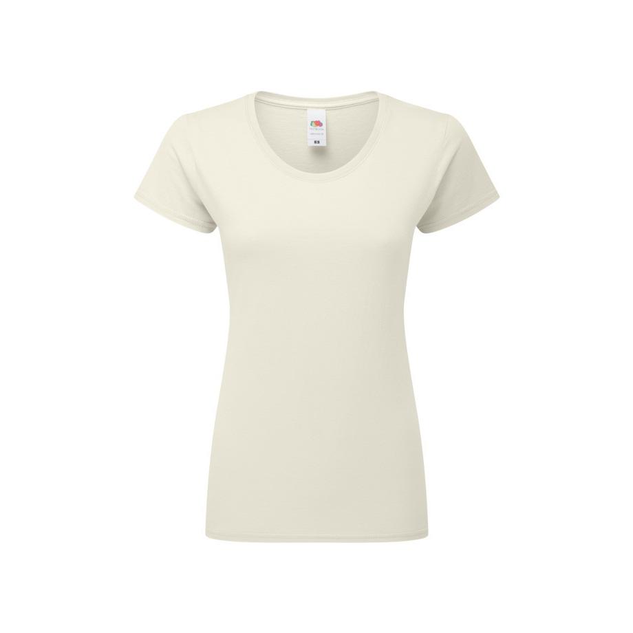 T-shirt da Lavoro da Donna 100% Cotone Fruit Of The Loom Iconic 195 T FR614240