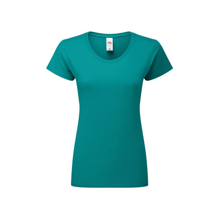 T-shirt da Lavoro da Donna 100% Cotone Fruit Of The Loom Iconic 195 T FR614240