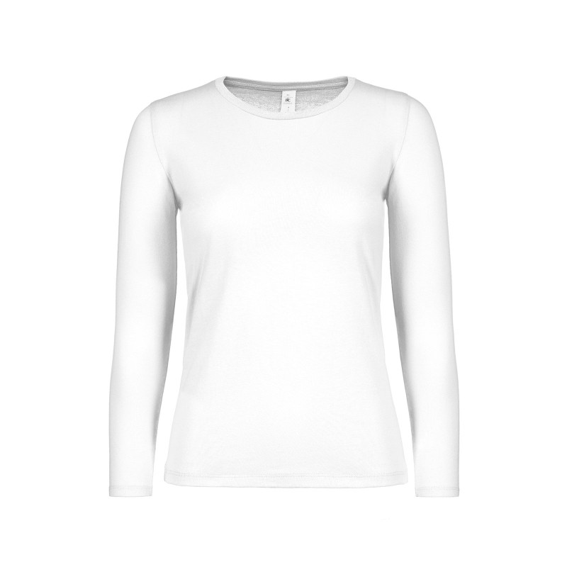 T-shirt Da Lavoro E150 Manica Lunga da Donna B&C Collection - BCTW06T