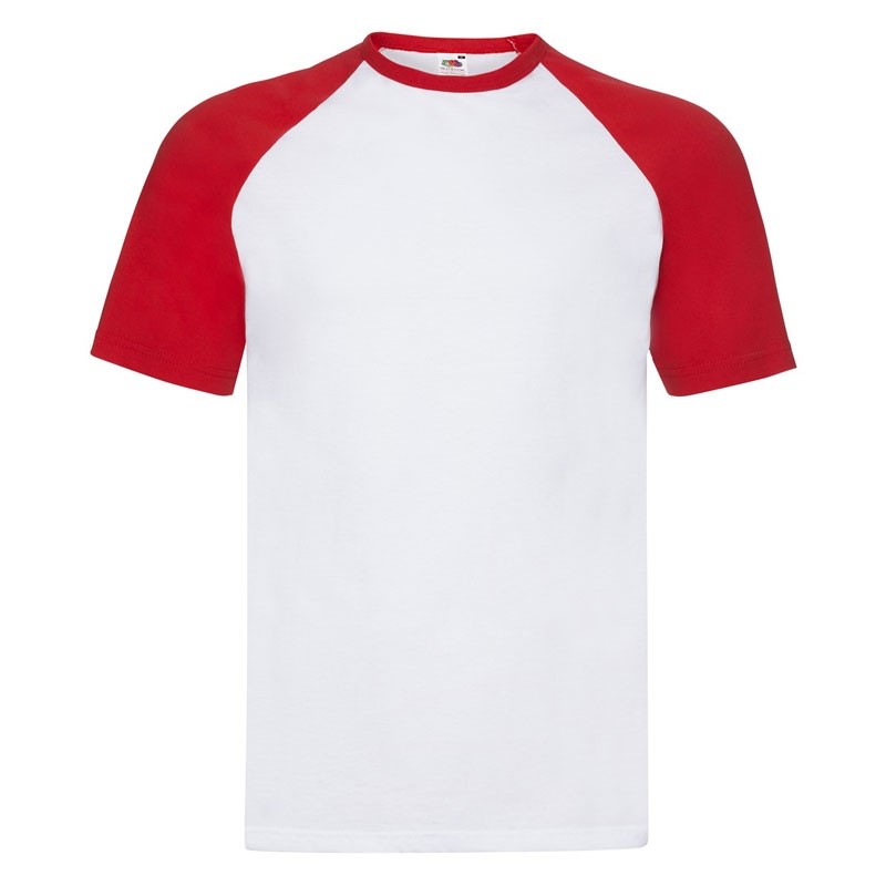 T-shirt da Lavoro Fruit of The Loom Baseball in Cotone a Girocollo FR610260