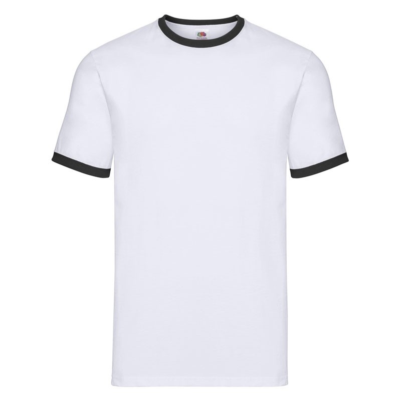 T-shirt da Lavoro Fruit Of The Loom Ringer in Cotone FR611680