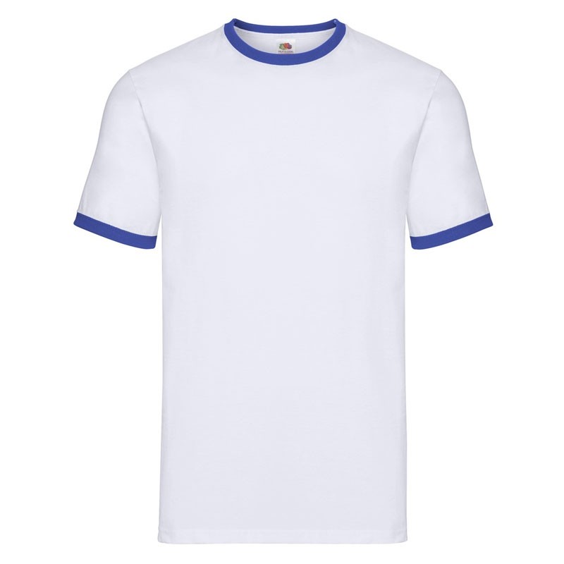 T-shirt da Lavoro Fruit Of The Loom Ringer in Cotone FR611680