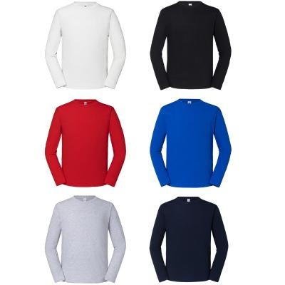 T-shirt da Lavoro Manica Lunga 100% Cotone Fruit Of The Loom ICONIC 195 FR613600