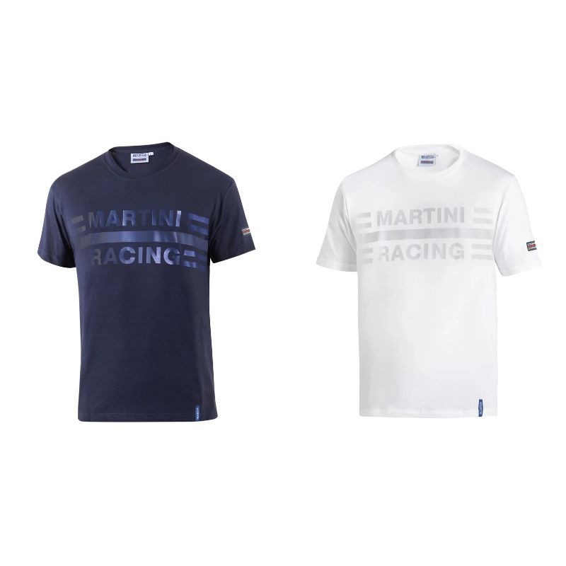 T-Shirt da Lavoro Stretch Sparco Martini Racing Big Logo BML0008-D0